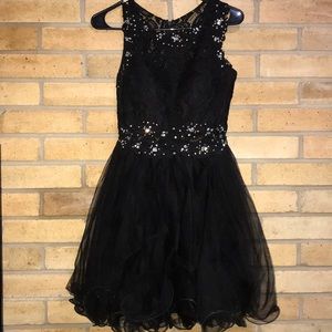 Black homecoming/formal dress